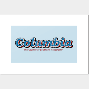 Columbia Retro Style Posters and Art